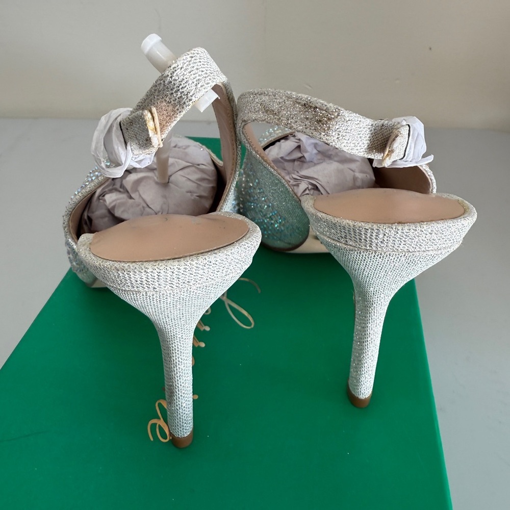 Lauren Lorraine Rachel Silver Heel Size 9 - Picture 3 of 7